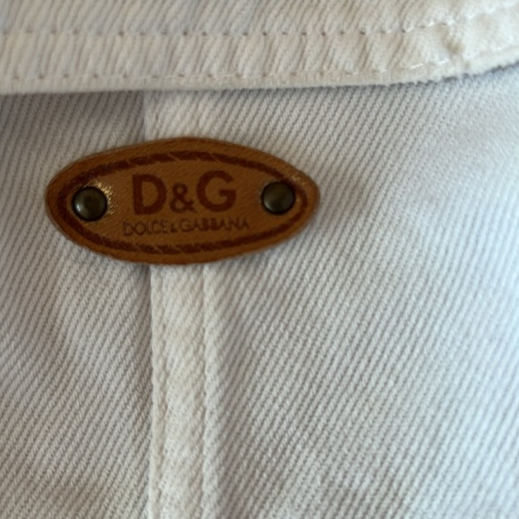 Dolce and Gabbana white Jean jacket - Picture 8 of 12
